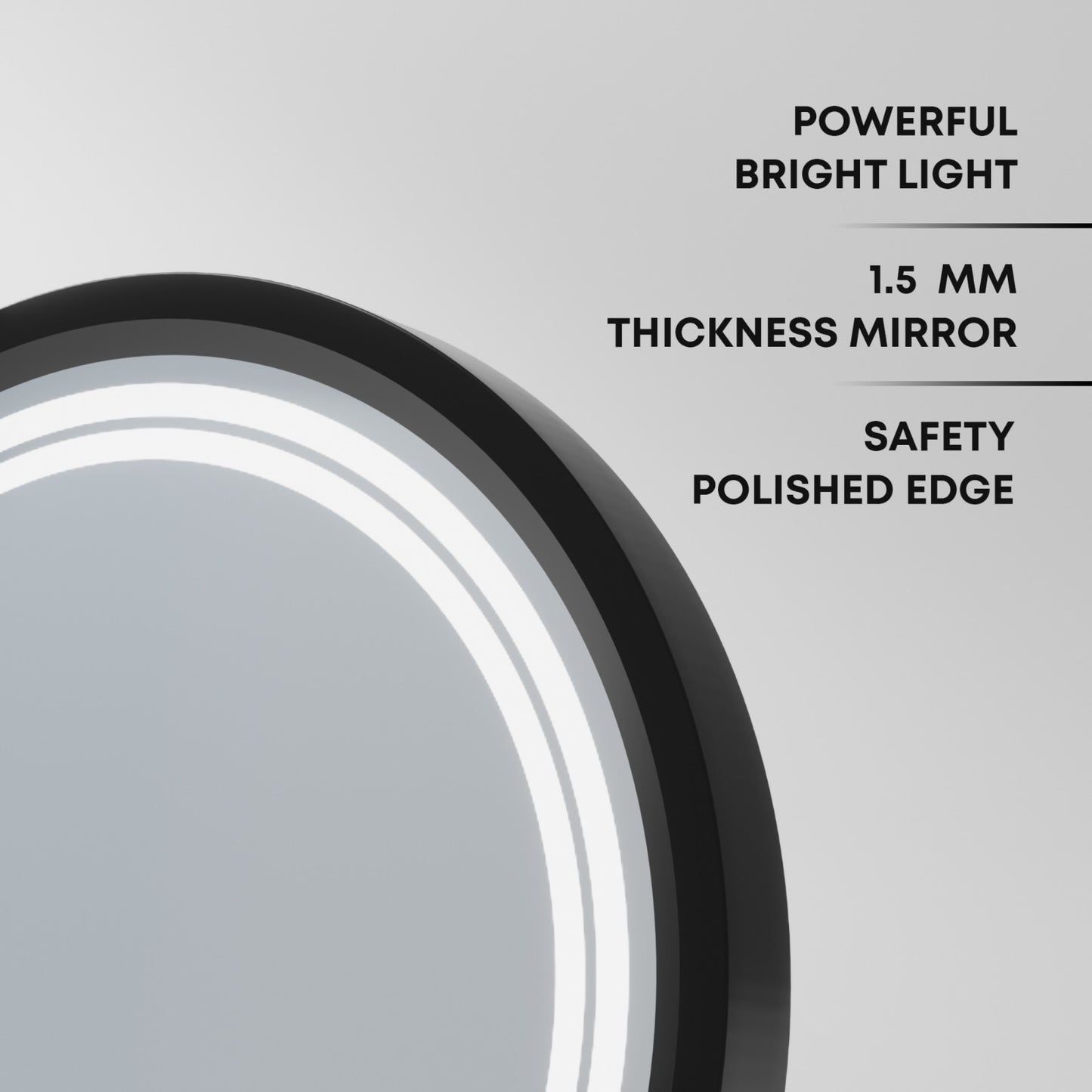 Mini 12” cosmetic mirrror