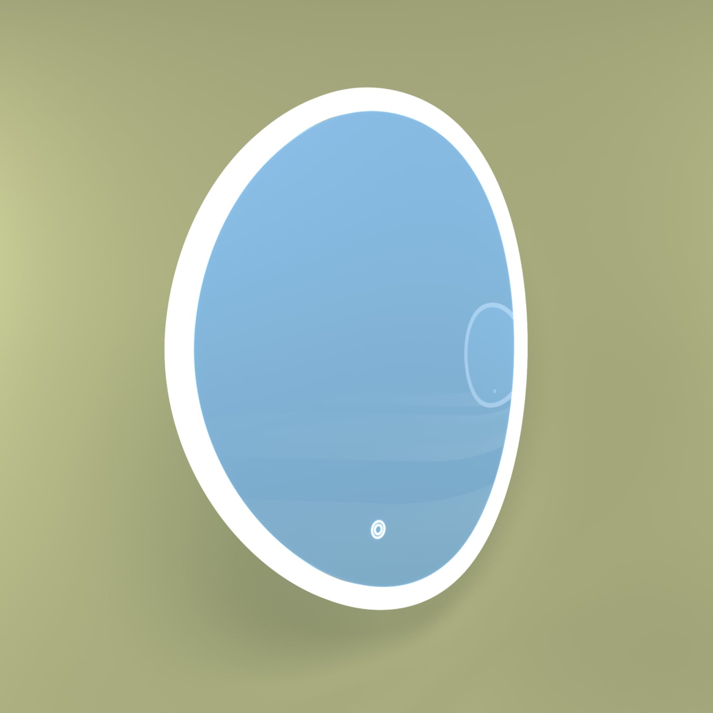 Freeform shaped LED mirror