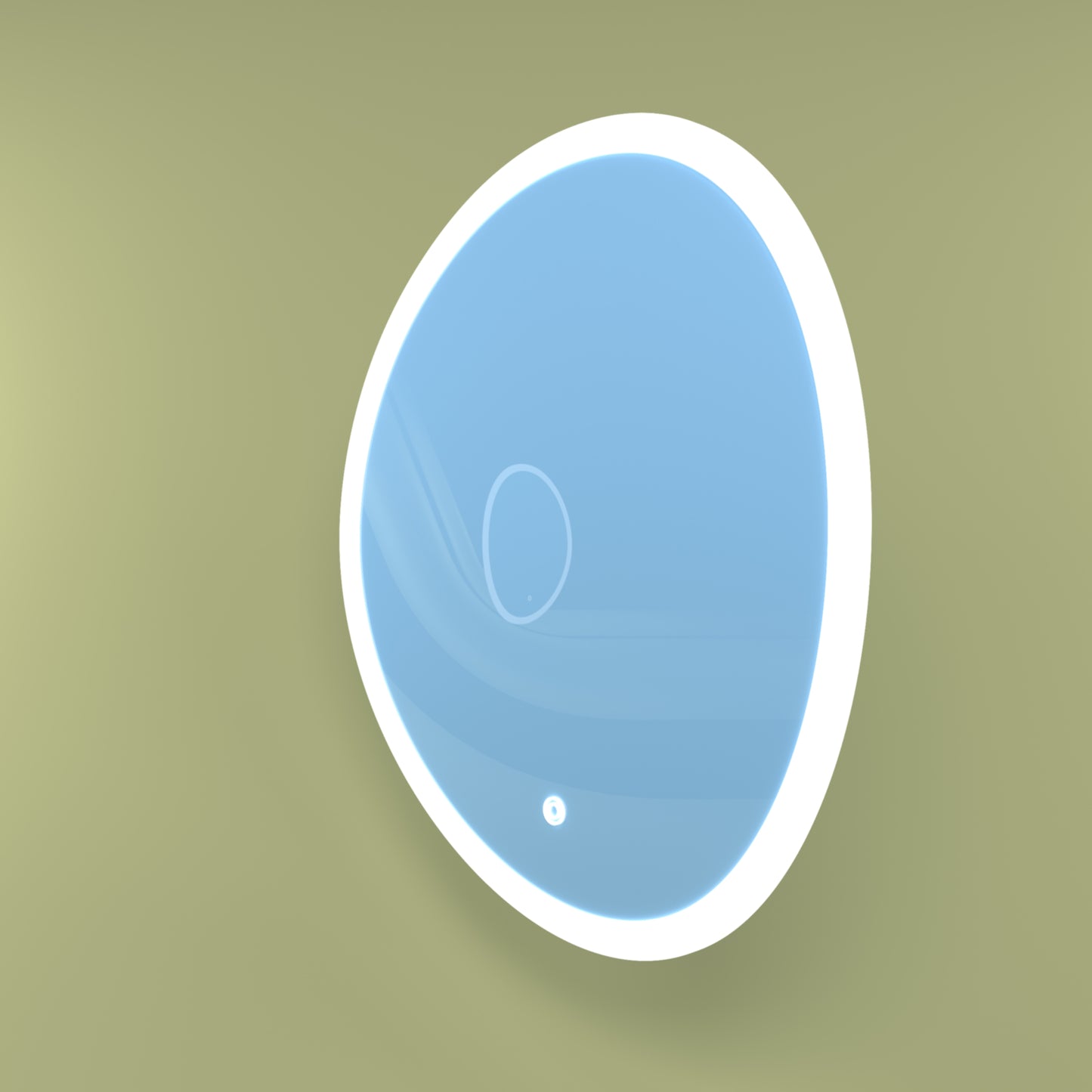 Freeform shaped LED mirror