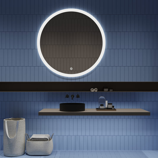 Round LED mirror