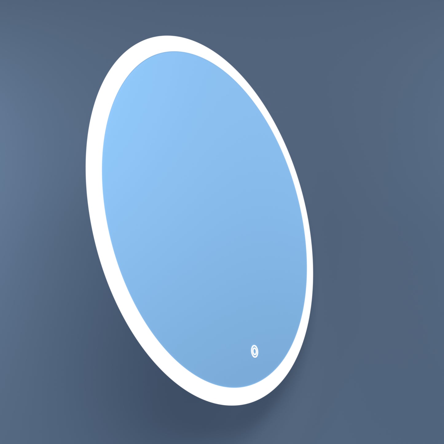 Round LED mirror